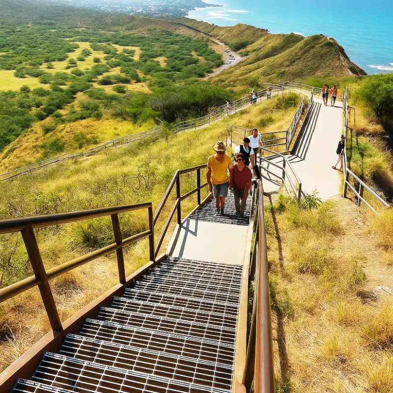 The Diamond Head Summit Trail